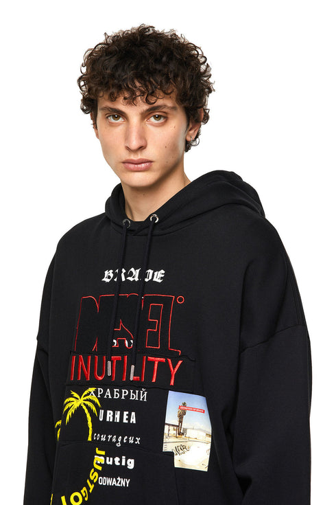 DIESEL S-UMMER-B4 SWEATSHIRT Mens Apparel - MENS APPAREL