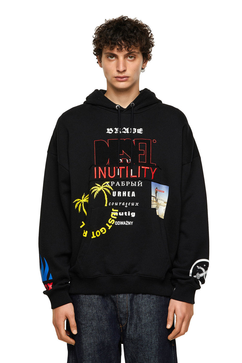 DIESEL S-UMMER-B4 SWEATSHIRT Mens Apparel – ASPHALT
