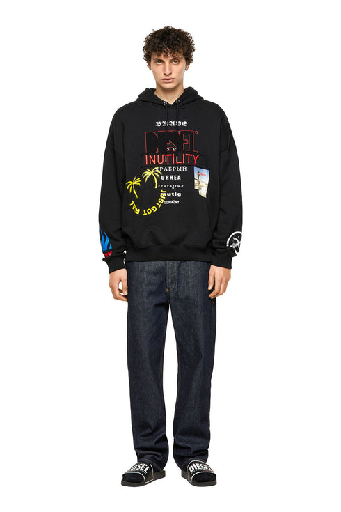 DIESEL S-UMMER-B4 SWEATSHIRT Mens Apparel - MENS APPAREL