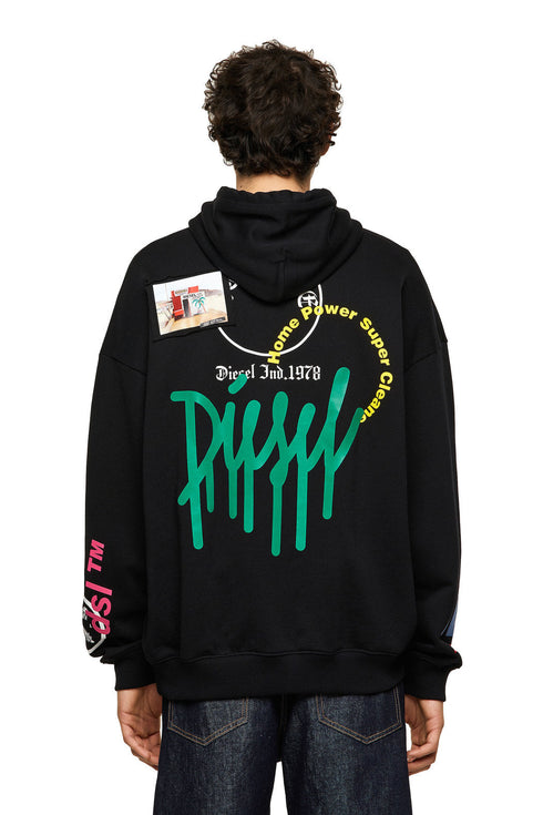 DIESEL S-UMMER-B4 SWEATSHIRT Mens Apparel - MENS APPAREL