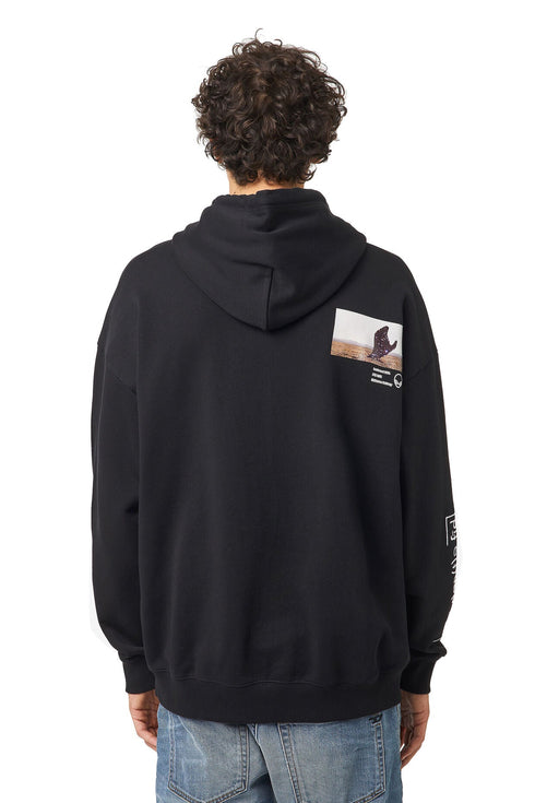 DIESEL S-UMMER B9 HOODIE Mens Apparel - MENS APPAREL