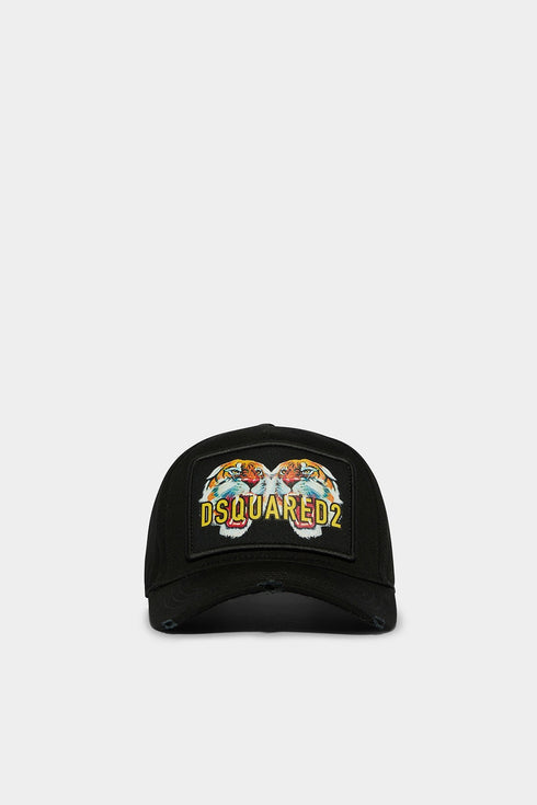 DSQUARED2 BASEBALL CAP GABARDINE ’TIGER’ Accessories -
