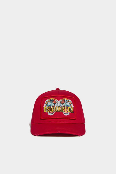 DSQUARED2 BASEBALL CAP GABARDINE ’TIGER’ Accessories -