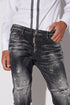DSQUARED2 Black Squat Cool Guy Denim Jeans Mens Apparel -