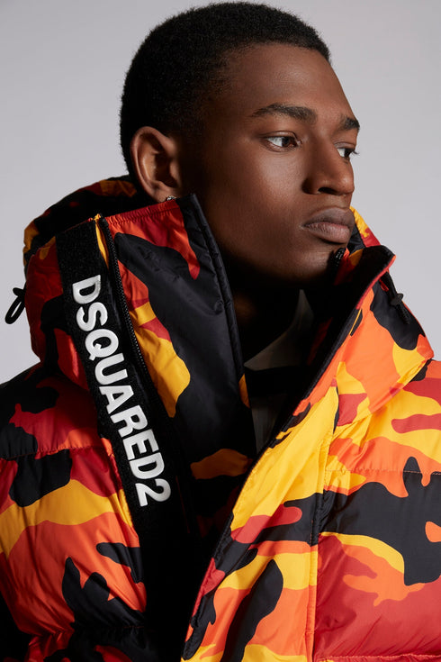 DSQUARED2 Camo Puffer JACKET Mens Apparel - MENS APPAREL
