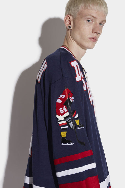 DSQUARED2 Caten Hockey L/S Tee - Mens Apparel