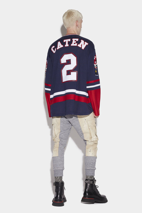 DSQUARED2 Caten Hockey L/S Tee - Mens Apparel