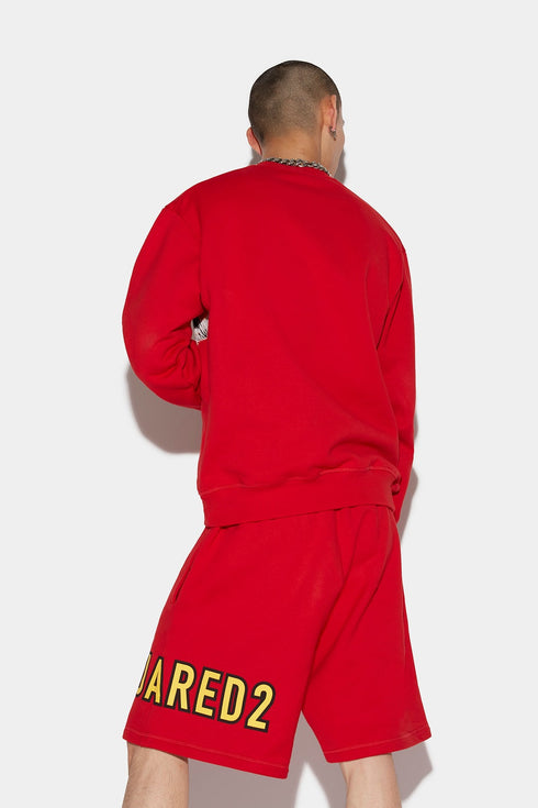 DSQUARED2 D2Tiger Sweatshirt Mens Apparel - MENS APPAREL