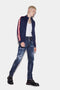 DSQUARED2 Dark Ripped Red & Blue Spots Wash Cool Guy Jeans