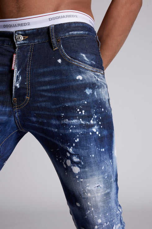 DSQUARED2 Dark SS Snowboard Wash Skater Jeans Mens Apparel -