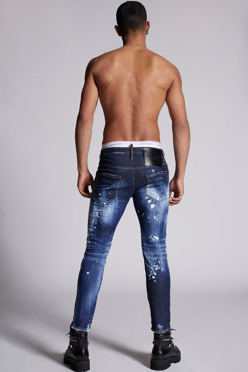 DSQUARED2 Dark SS Snowboard Wash Skater Jeans Mens Apparel -