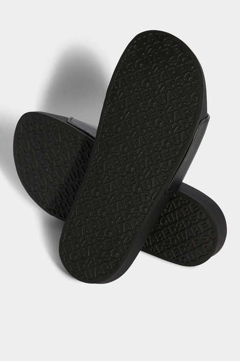 DSQUARED2 DSQ2 VINTAGE LOGO Womens Slides - Womens Slides