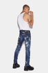 DSQUARED2 GRAFFITI SKATER JEANS Mens Apparel - Staging
