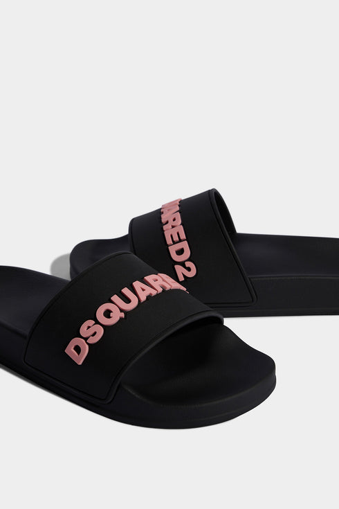 DSQUARED2 Logo Sliders Womens Slides - Womens Slides
