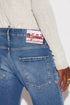 DSQUARED2 Medium Broken Wash Skinny Dan Jeans Mens Apparel -