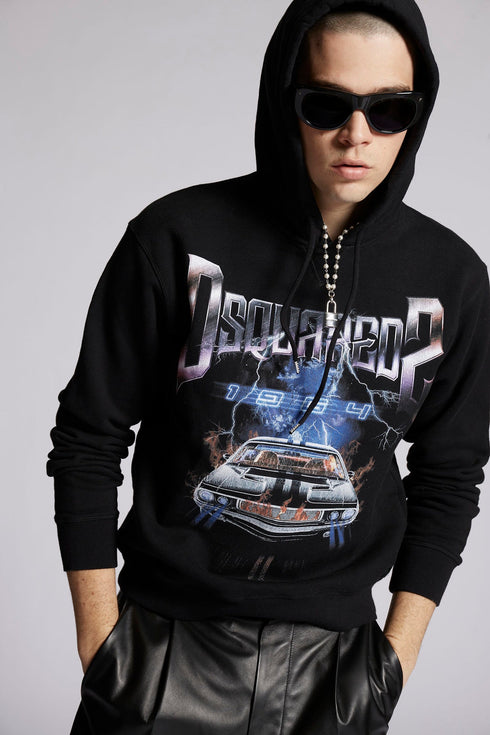 DSQUARED2 SPACE COOL HOODIE Mens Apparel - MENS APPAREL
