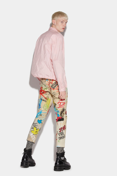 DSQUARED2 Street Art Hockney Pants Mens Apparel - MENS