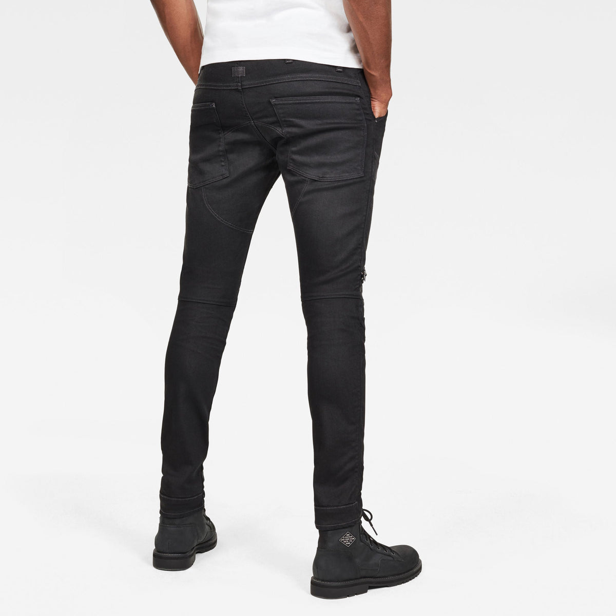 G-STAR 5620 3D ZIP KNEE SKINNY Mens Apparel – ASPHALT