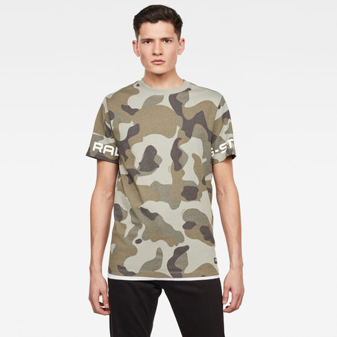 G-STAR CAMO GR R T S/S Mens Apparel - MENS APPAREL