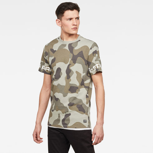 G-STAR CAMO GR R T S/S Mens Apparel - MENS APPAREL