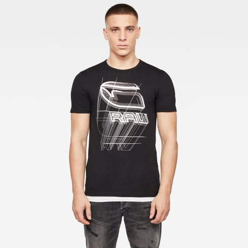 G-STAR CNY GRAPHIC R T S/S Mens Apparel - MENS APPAREL