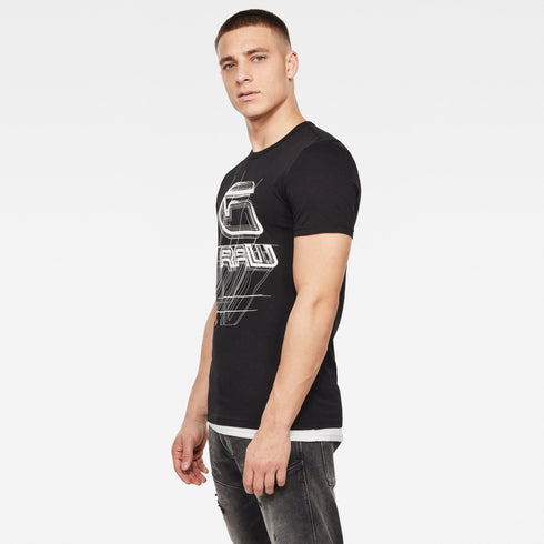 G-STAR CNY GRAPHIC R T S/S Mens Apparel - MENS APPAREL
