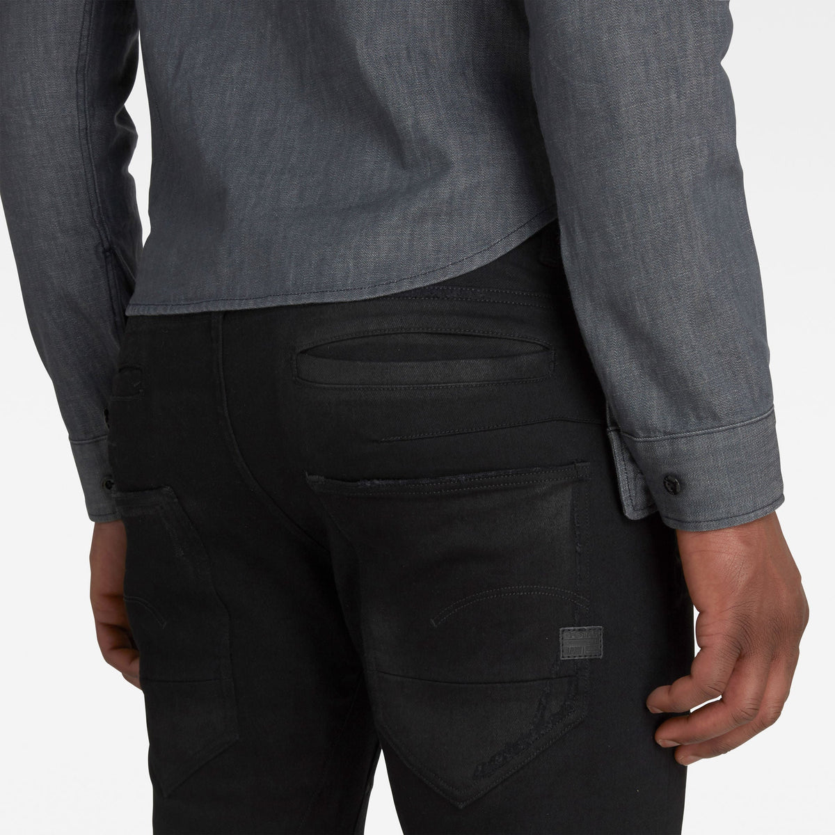 G-STAR D-Staq 3D Slim Mens Apparel – ASPHALT