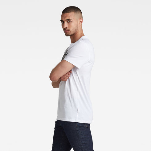 G-STAR LAYER ORIGINALS LOGO GR S/S Mens Apparel - MENS