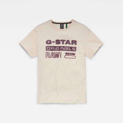 G-STAR ORIGINALS STRIPE LOGO R T S/S Mens Apparel - MENS