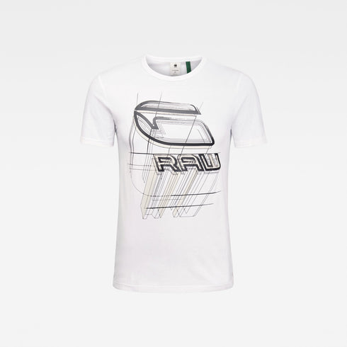 G-STAR Perspective logo gr slim r t s\s Mens Apparel - MENS