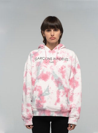 GARCONS INFIDELES TIE DYE HOODIE Unisex Apparel - UNISEX