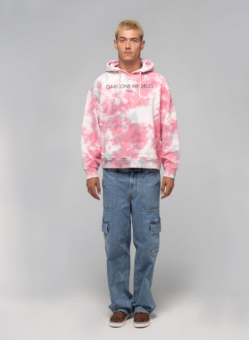 GARCONS INFIDELES TIE DYE HOODIE Unisex Apparel - UNISEX