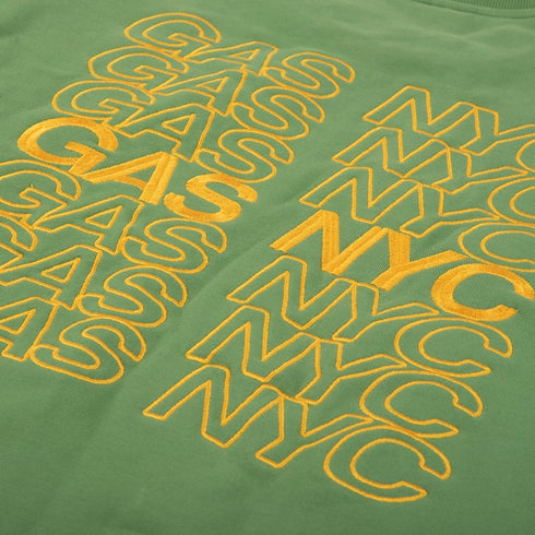GAS NYC LOGO CREW NECK Mens Apparel - MENS APPAREL