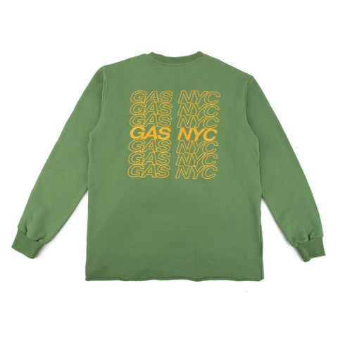 GAS NYC LOGO CREW NECK Mens Apparel - MENS APPAREL