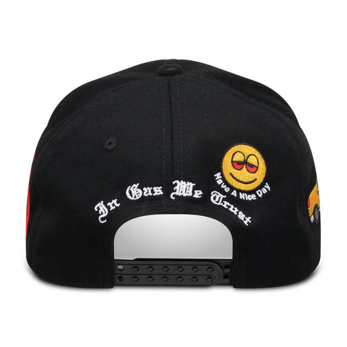 GAS NYC LOGO HAT SNAPBACK Accessories - GAS-LOGO-BLACK /