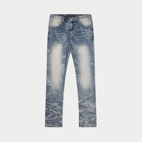 GODSPEED Paisley Denim Mens Apparel