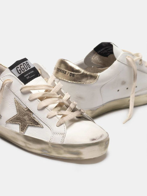 GOLDEN GOOSE SUPERSTAR LEATHER UPPER Mens Sneakers - MENS