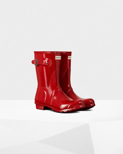 HUNTER ORG SHORT GLOSS Womens Boots - Womens Boots