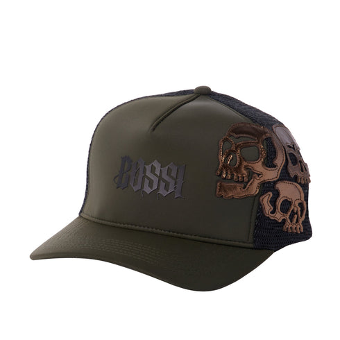 BOSSI Neoprene Skull Trucker Hat Accessories