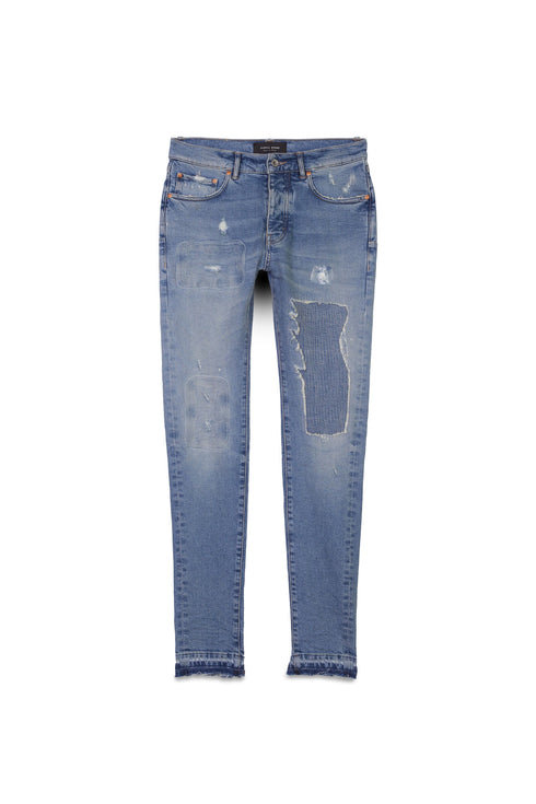 PURPLE BRAND P001 Heavy Repaired Indigo