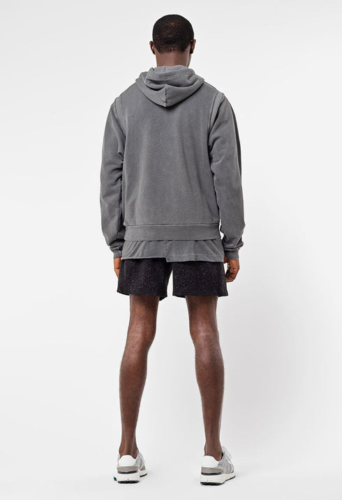 JOHN ELLIOTT CROSS THERMAL HOODIE WASHED Mens Apparel - MENS