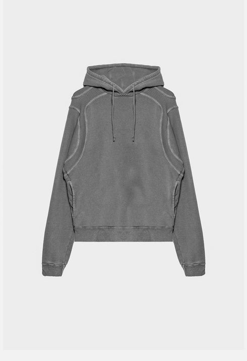 JOHN ELLIOTT CROSS THERMAL HOODIE WASHED Mens Apparel - MENS