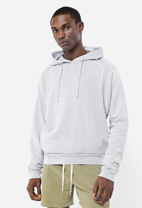 JOHN ELLIOTT CROSS THERMAL HOODIE WASHED Mens Apparel - MENS