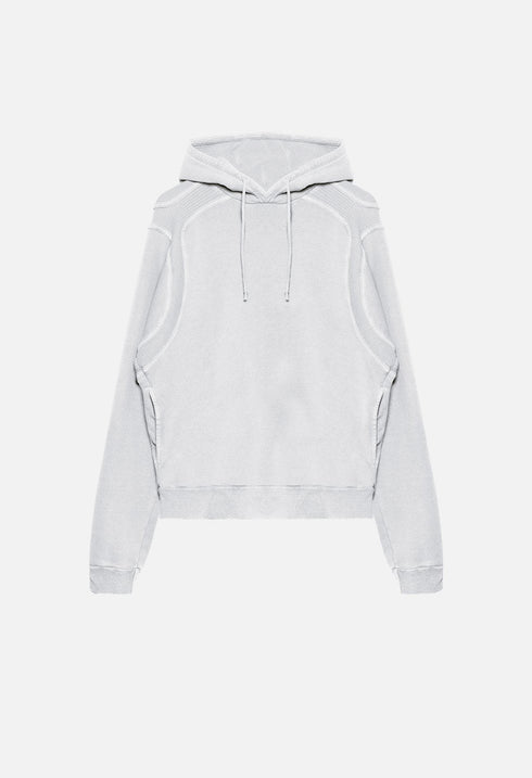 JOHN ELLIOTT CROSS THERMAL HOODIE WASHED Mens Apparel - MENS