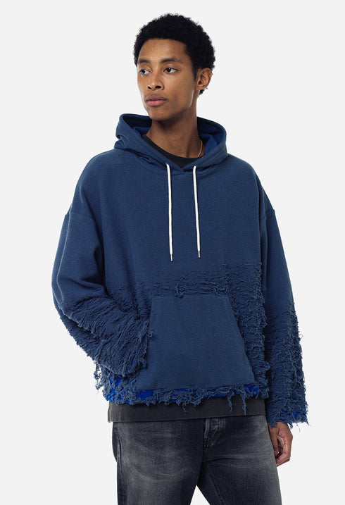 JOHN ELLIOTT REVERSE BURN-OUT HOODIE Mens Apparel - MENS