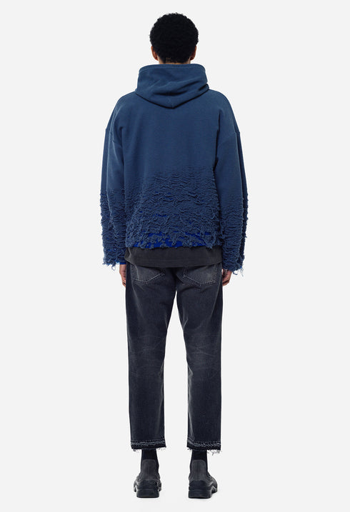 JOHN ELLIOTT REVERSE BURN-OUT HOODIE Mens Apparel - MENS