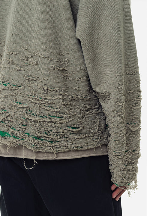 JOHN ELLIOTT REVERSE BURN-OUT HOODIE Mens Apparel - MENS