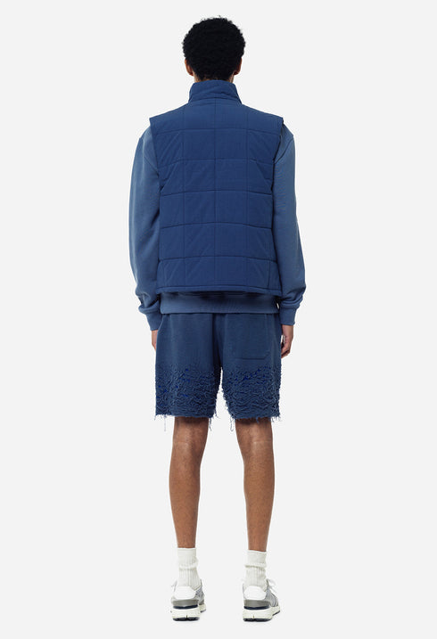 JOHN ELLIOTT REVERSE BURN-OUT SHORTS Mens Apparel - MENS