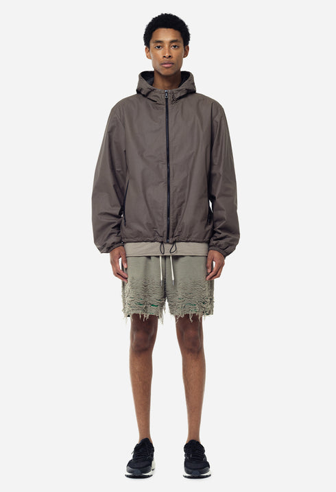 JOHN ELLIOTT REVERSE BURN-OUT SHORTS Mens Apparel - MENS
