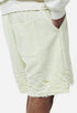 JOHN ELLIOTT REVERSE BURN-OUT SHORTS Mens Apparel - MENS